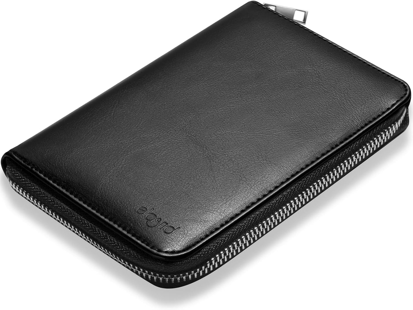 Passport Wallet, Passport Holder for Travel Family, Ultra Large Storage up to 3 Pockets. RFID Passport Cover Case with Zipper Closure