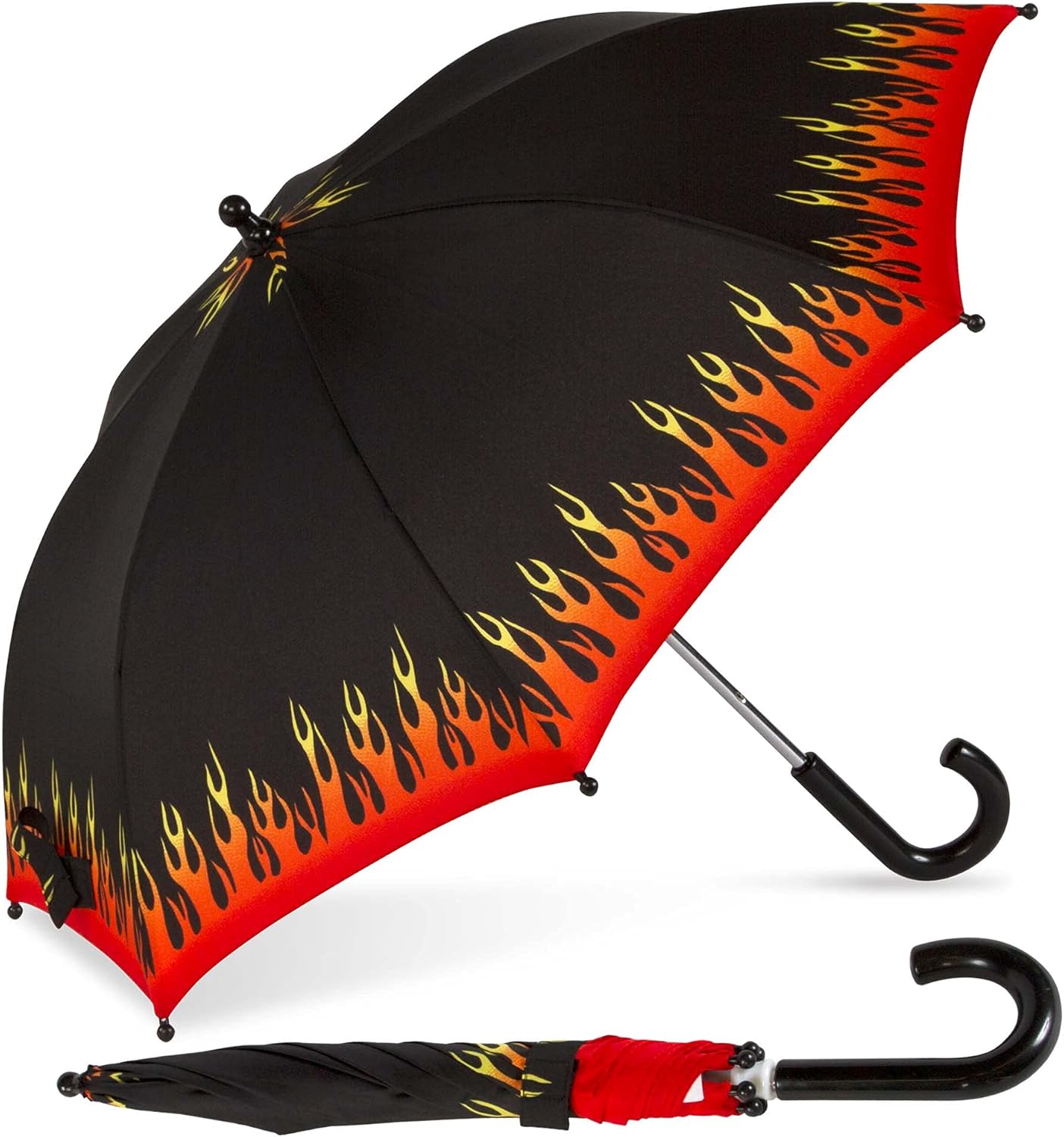 ShedRain Kids Umbrella-Pinch-Proof, Easy Grip Handle- Compact Children's School & Travel Umbrella with Large 33" Arc, Heavy Duty Steel Shaft, Fiberglass Ribs