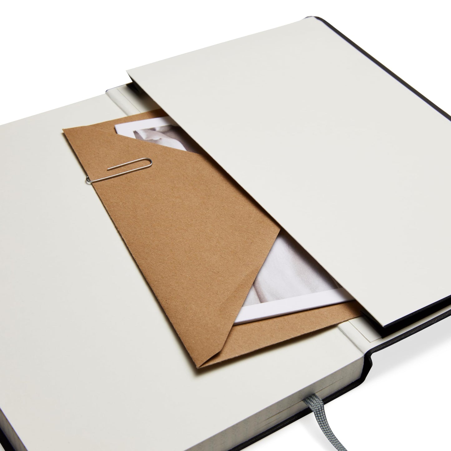 Amazon Basics Classic Lined Writing Notebook for Note Taking and Journaling, Hardcover with Elastic