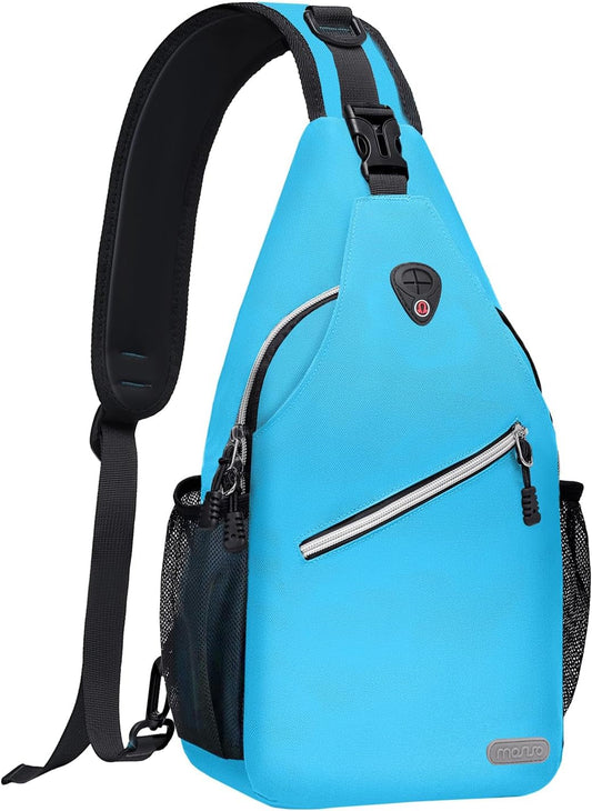 MOSISO Sling Backpack, Multipurpose Crossbody Shoulder Bag Travel Hiking Daypack