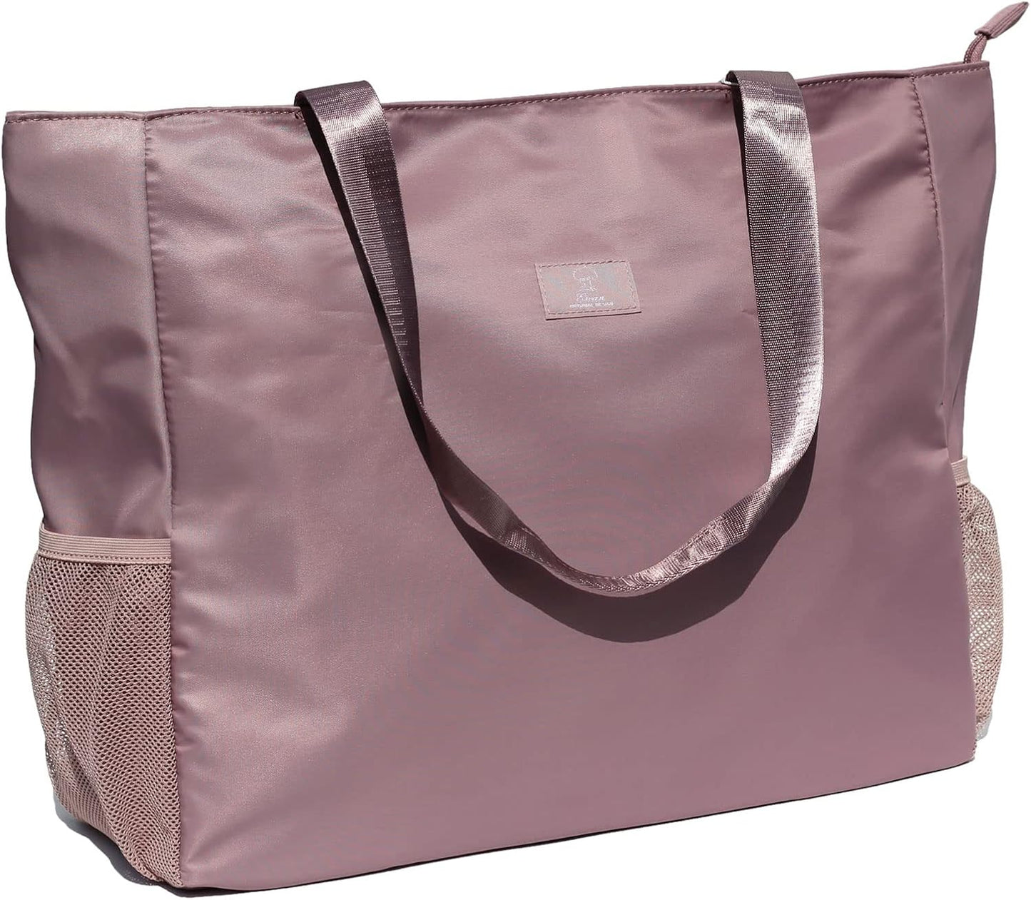 LARGE BEACH BAG Water Resistant Lightweight 20 inch Women Oversize Tote Bag for Gym Beach Travel Pool Yoga Nurse