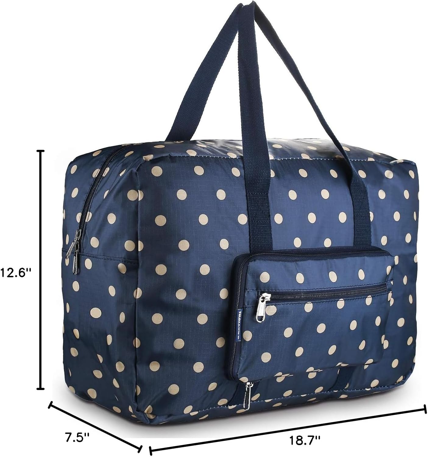 F.FETIVIN Weekender Bag Carry On Travel Duffle Medium Overnight Bag for Women(Dream Blue)
