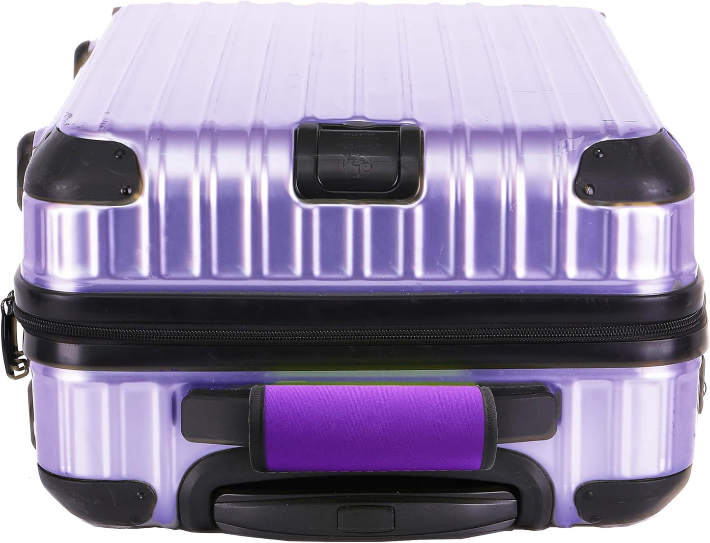 Luggage Handle Wrap for Suitcase Unique Funny Bright Luggage Identifiers Cute Luggage Tags Gift of Travel Accessories-Purple