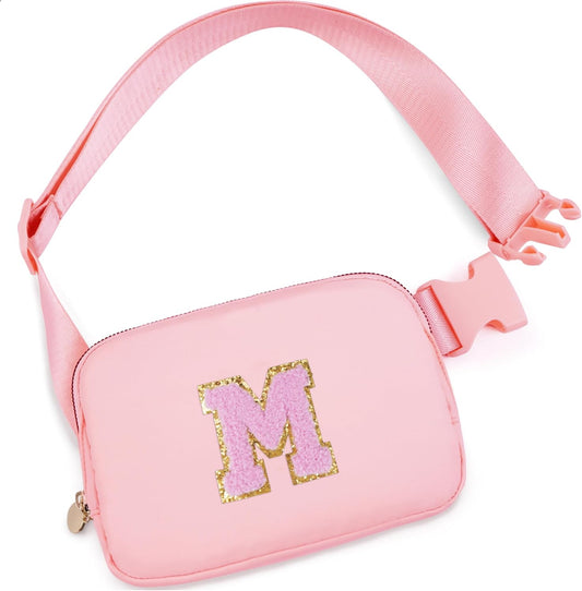 Dance Recital Gifts - Dance Bag for Teens & Kids - Belt Bag Crossbody Bags - Small Waist Packs - Fanny Pack Birthday Gifts | Peach
