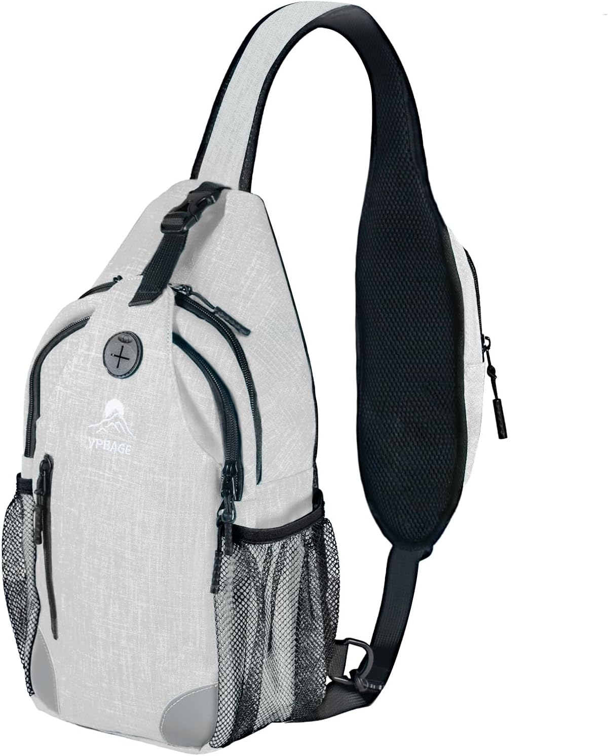 Sling Bag, Crossbody Bag for Men, Cross Body Hiking Backpack, Travel Daypack, Chest Pack with Chest Phone Holder