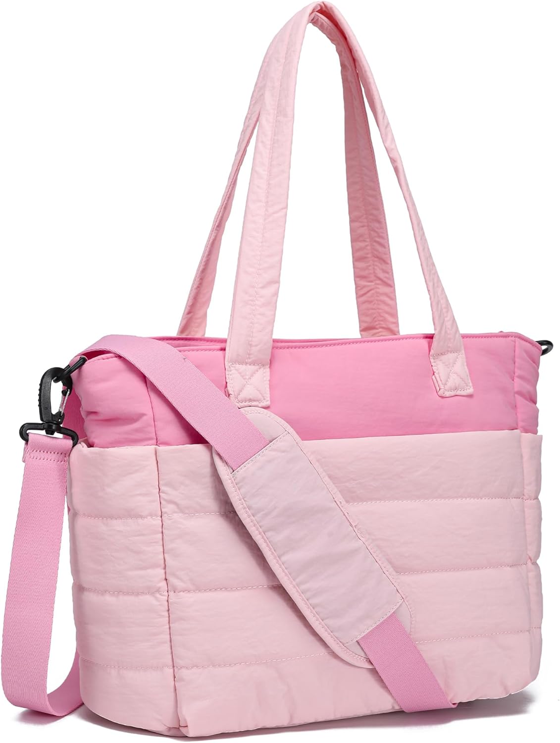 AOCINA Puffy Tote Bag for Women Quilted Work Bag Nurse Bags Women's Handbags for Travel