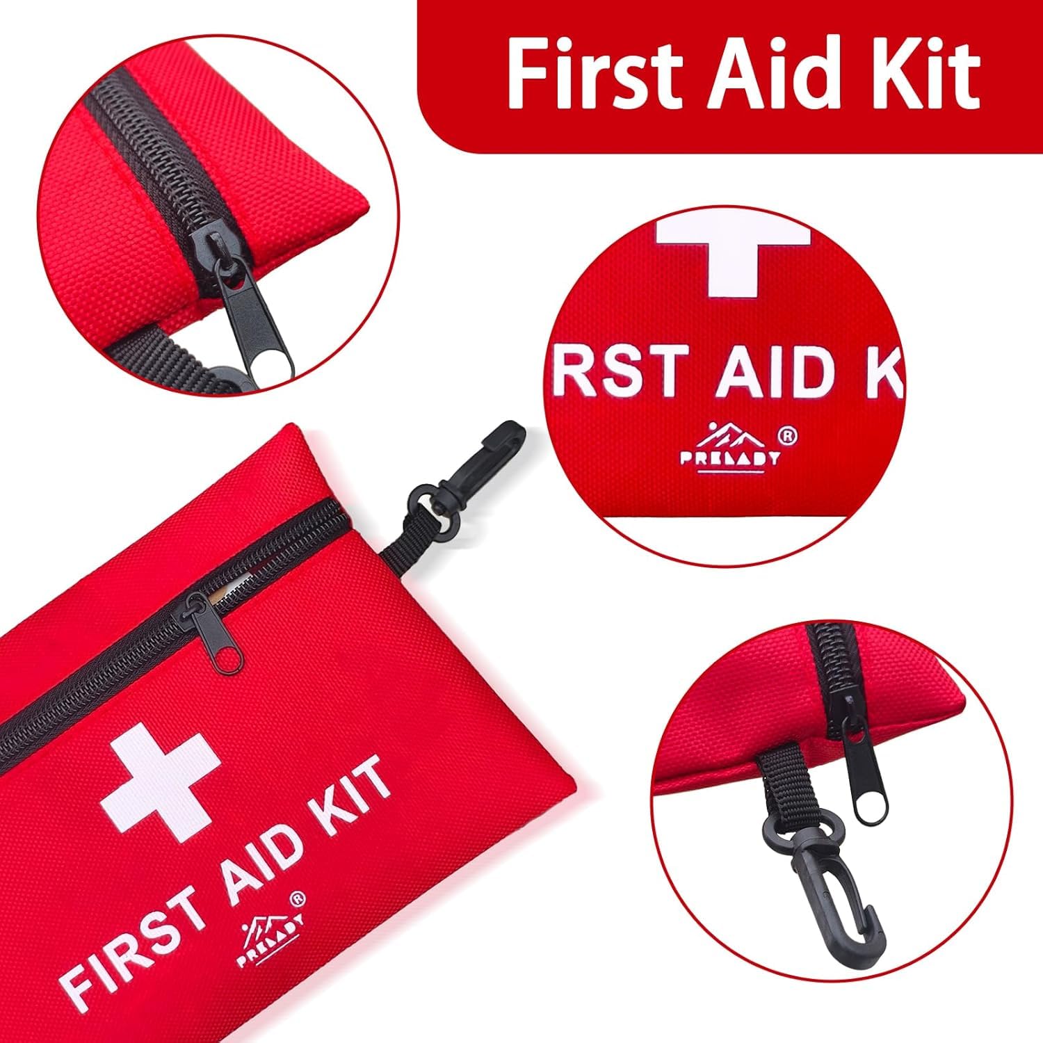 152 Piece Small First Aid Kit, Travel Size First Aid Kit TSA Approved, Mini Forst aid kit for Home