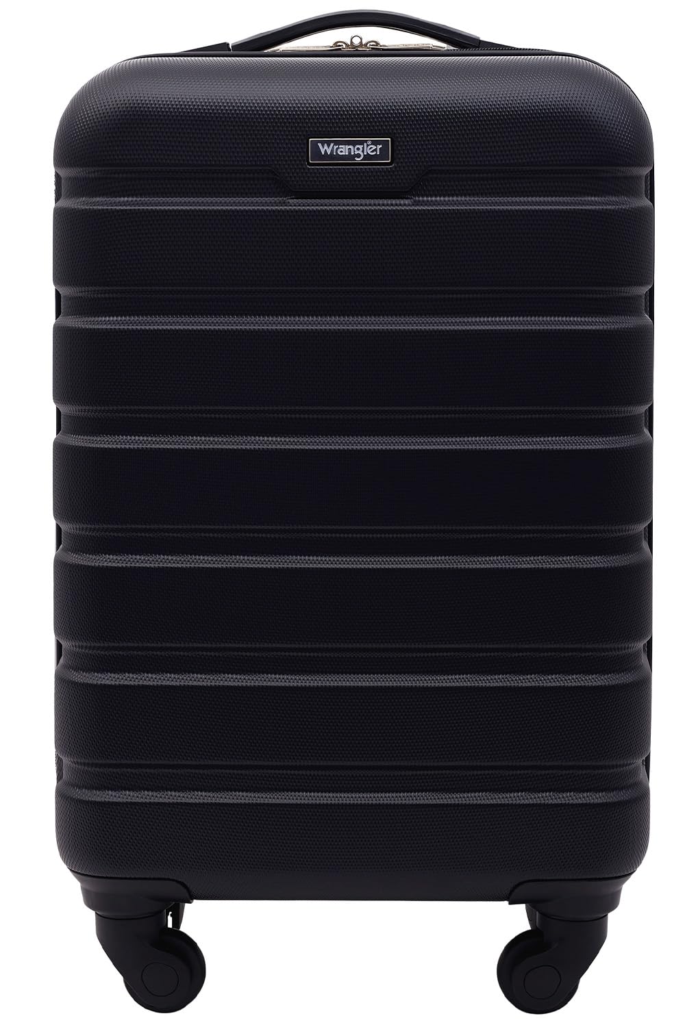 Wrangler 20" Hardside Spinner Carry-On Luggage, Black