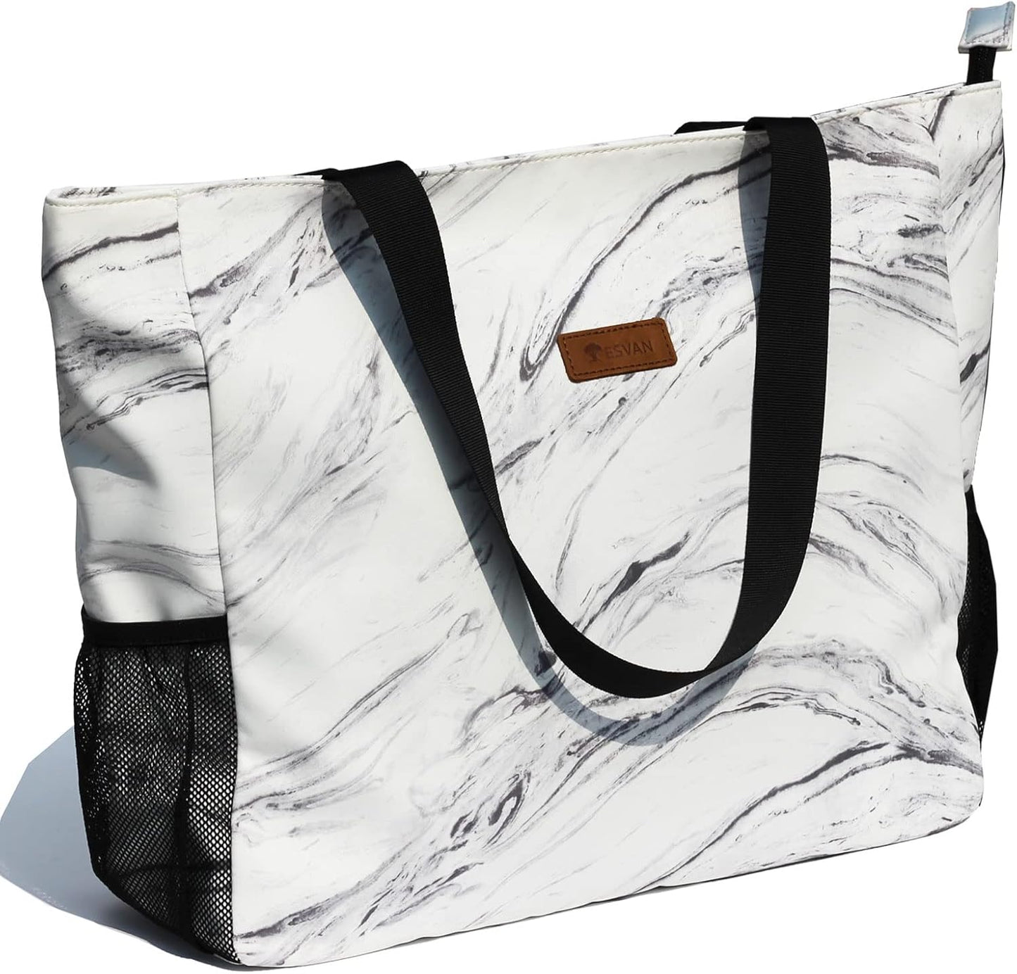 LARGE BEACH BAG Water Resistant Lightweight 20 inch Women Oversize Tote Bag for Gym Beach Travel Pool Yoga Nurse