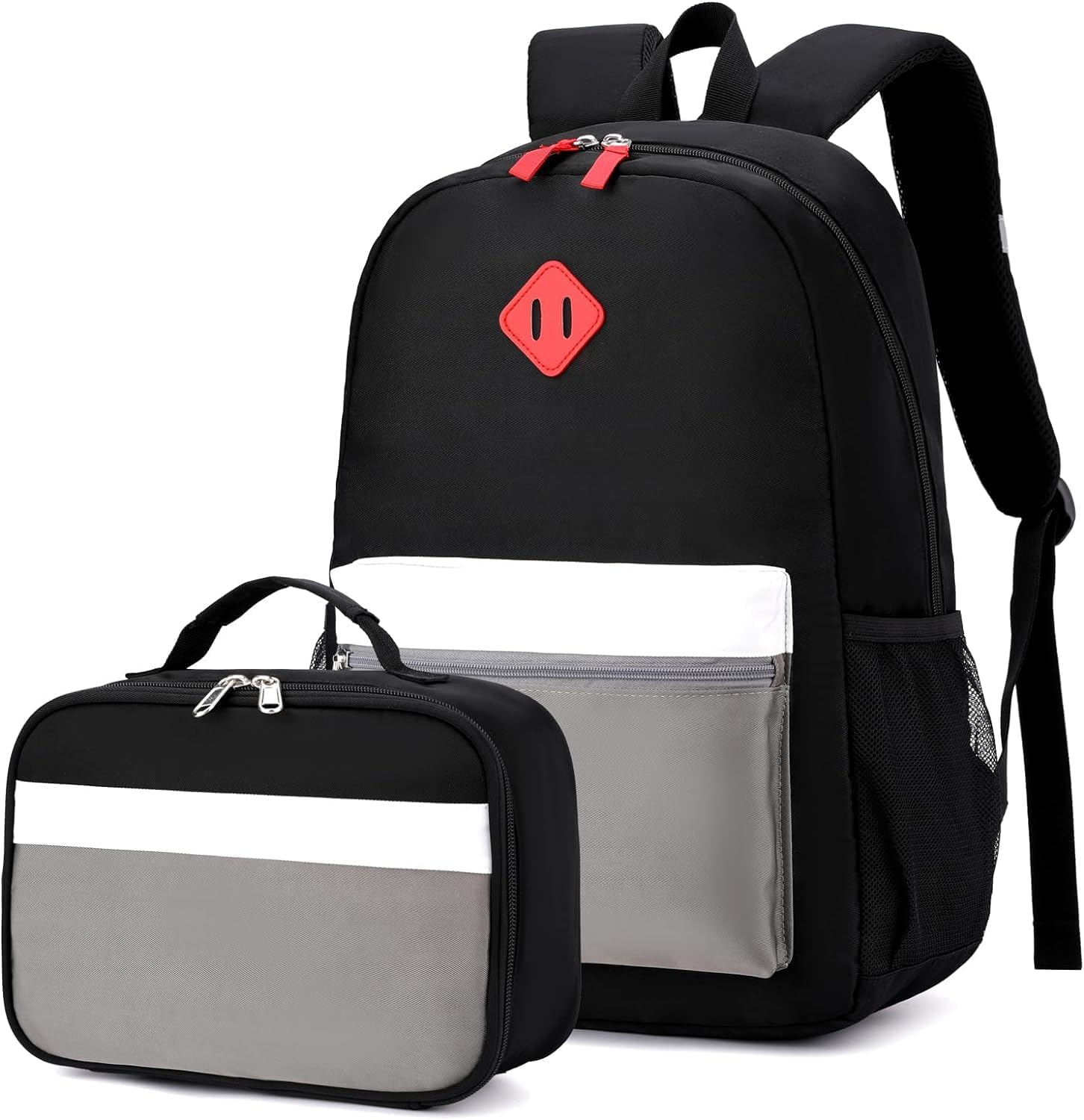 Kids Backpack Lunch Box Set Kindergarten School Backpacks 3-6 Years for Boys and Girls with Chest