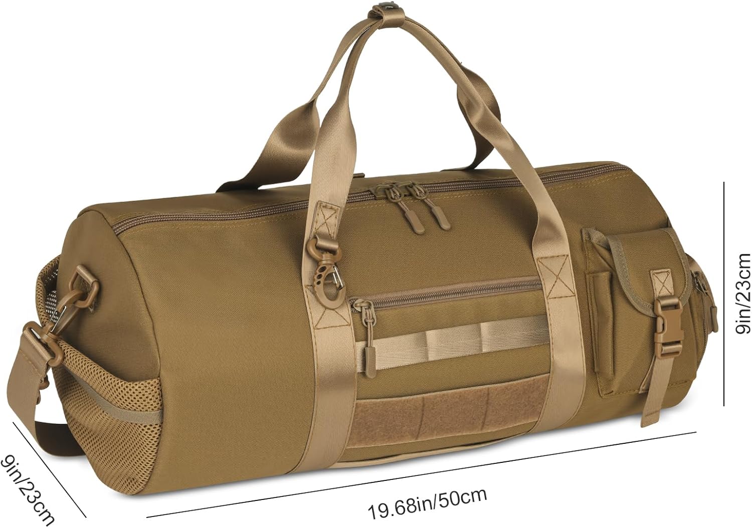 ArcEnCiel Medium Tactical Duffle Bag Men Gym Pack Molle Shoulder Bags Shoes Storage Sports Handbag