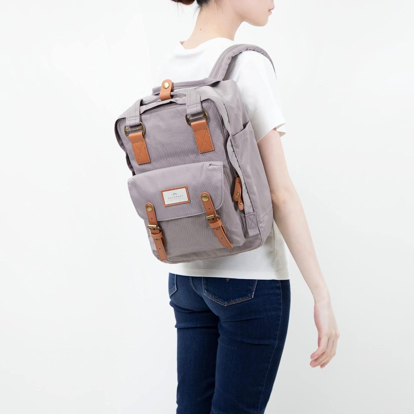 Doughnut Macaroon 16L Travel Backpack Ladies College Lightweight Casual Daypacks Bag Backpack