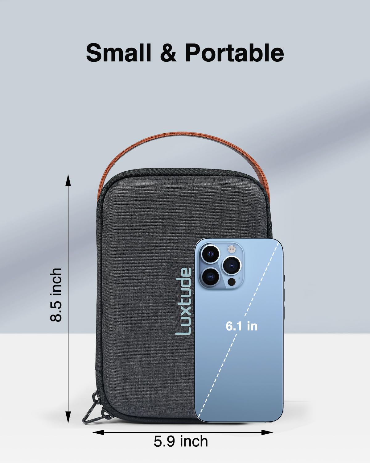 Luxtude Tech Organizer Travel Case, Portable Electronics Organizer