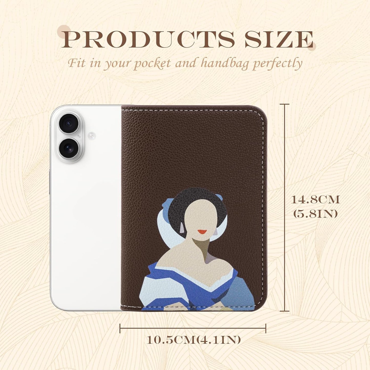 Lychii Passport Holder, Slim Passport Cover Travel Wallet with RFID Blocking, PU Leather Protector Pouch Protective Case for Passports, Boarding Pass, ID Cards