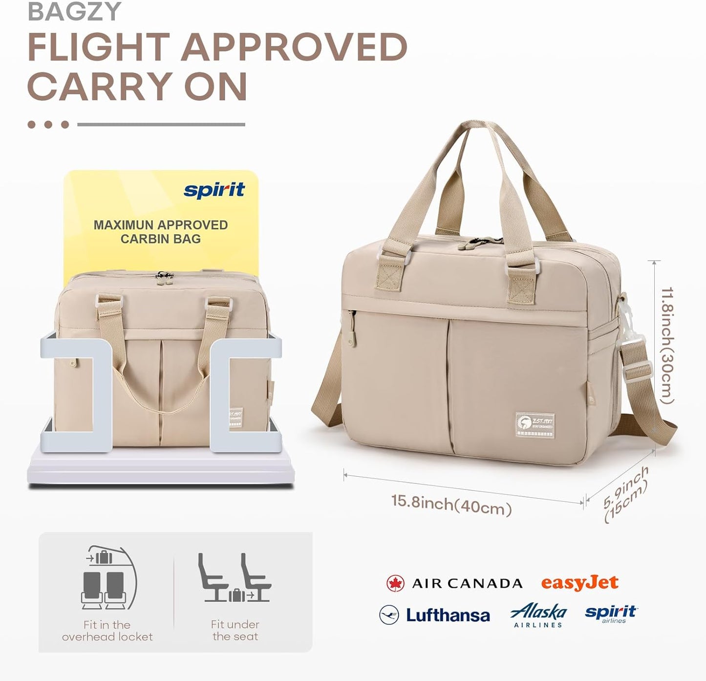 40x30x15cm Personal Item Travel Bag Expandable 40x30x25cm Gym Bag Lightweight Duffle Bag Mens Weekender Bags for Women with Wet Pocket for Overnight Hospital Carry on Bags for Airplanes Pink