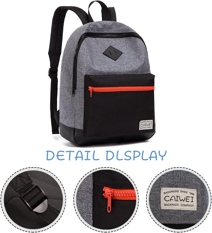 CAIWEI Fashion children's backpack (grey)