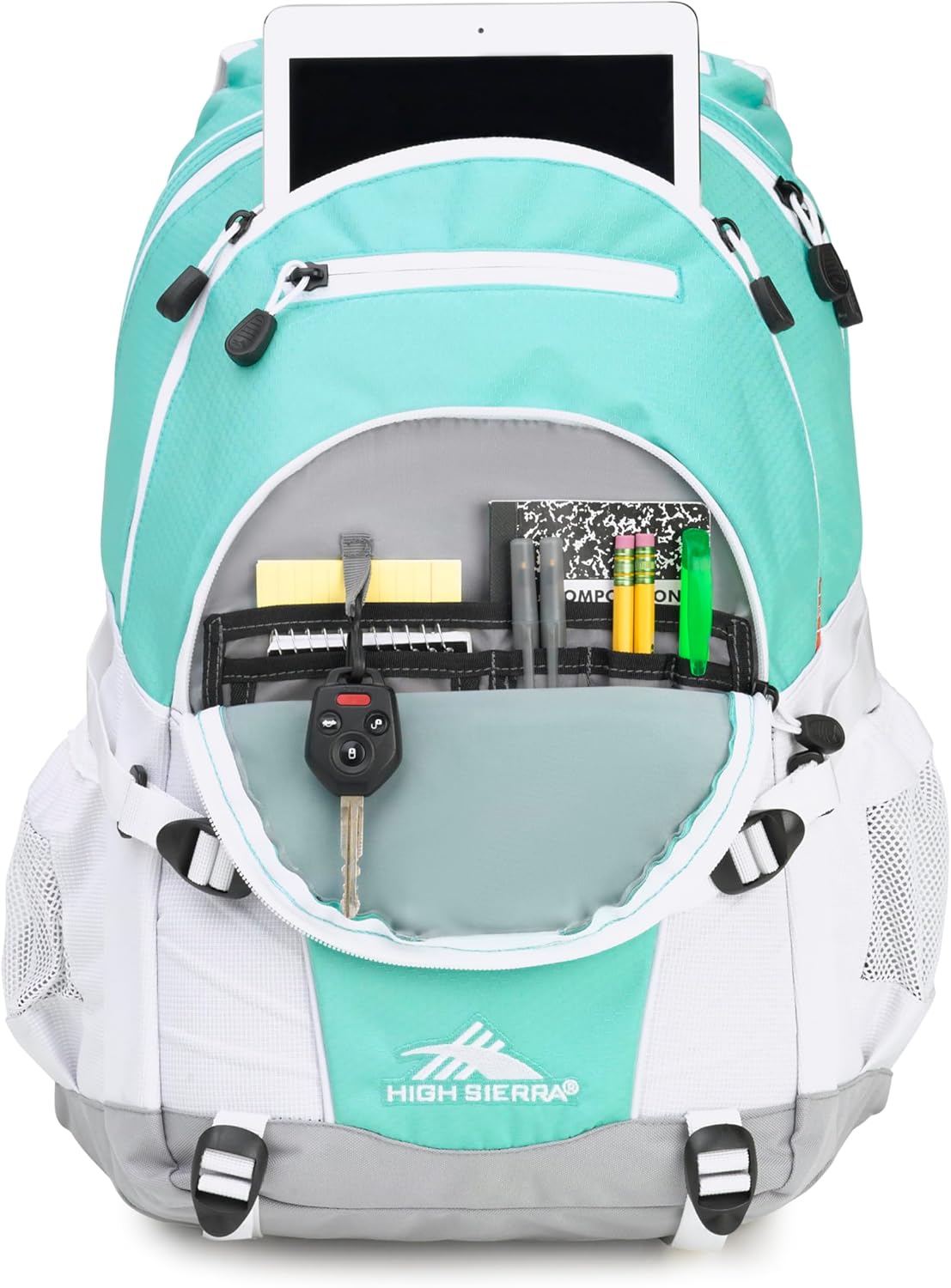 High Sierra Loop Backpack, Travel, or Work Bookbag with tablet sleeve, One Size