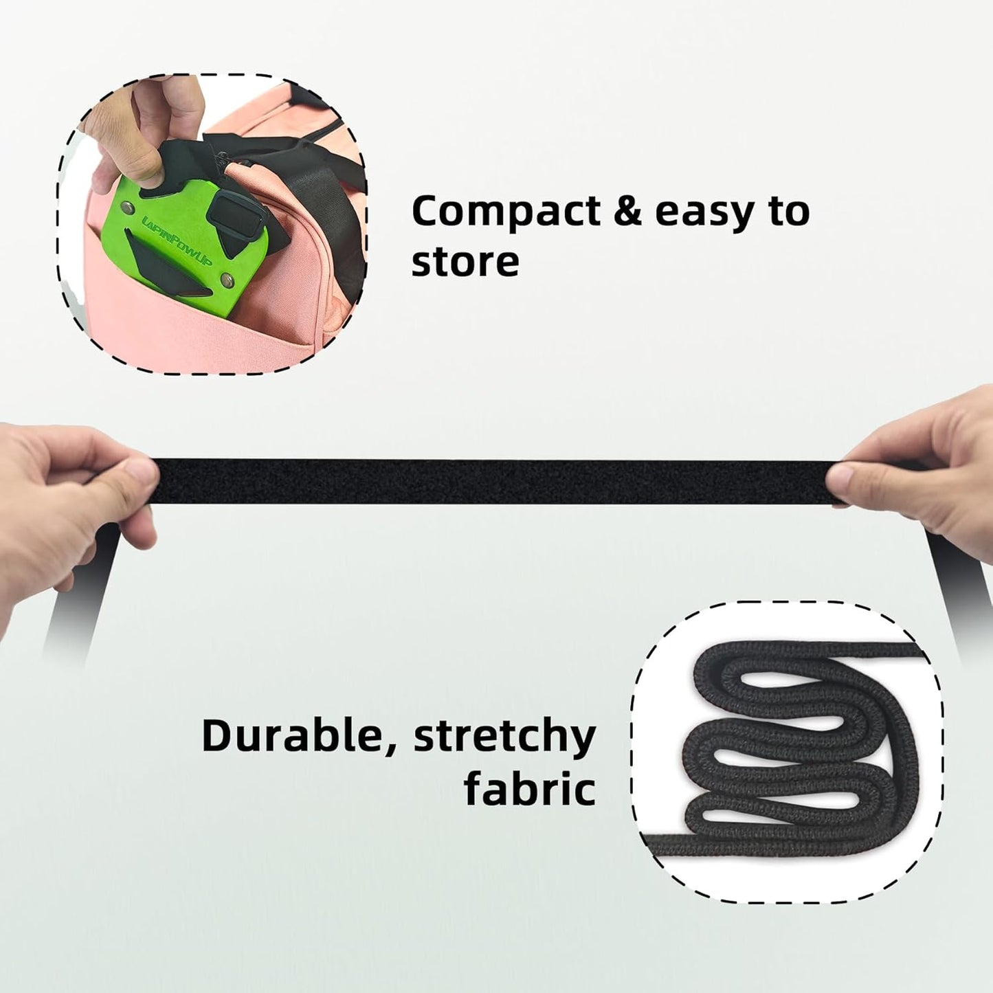 Luggage Straps Bag Bungees, Adjustable TSA-Approved – High Elastic Suitcase Belt for Securing Carry-On (1 Pack Green)