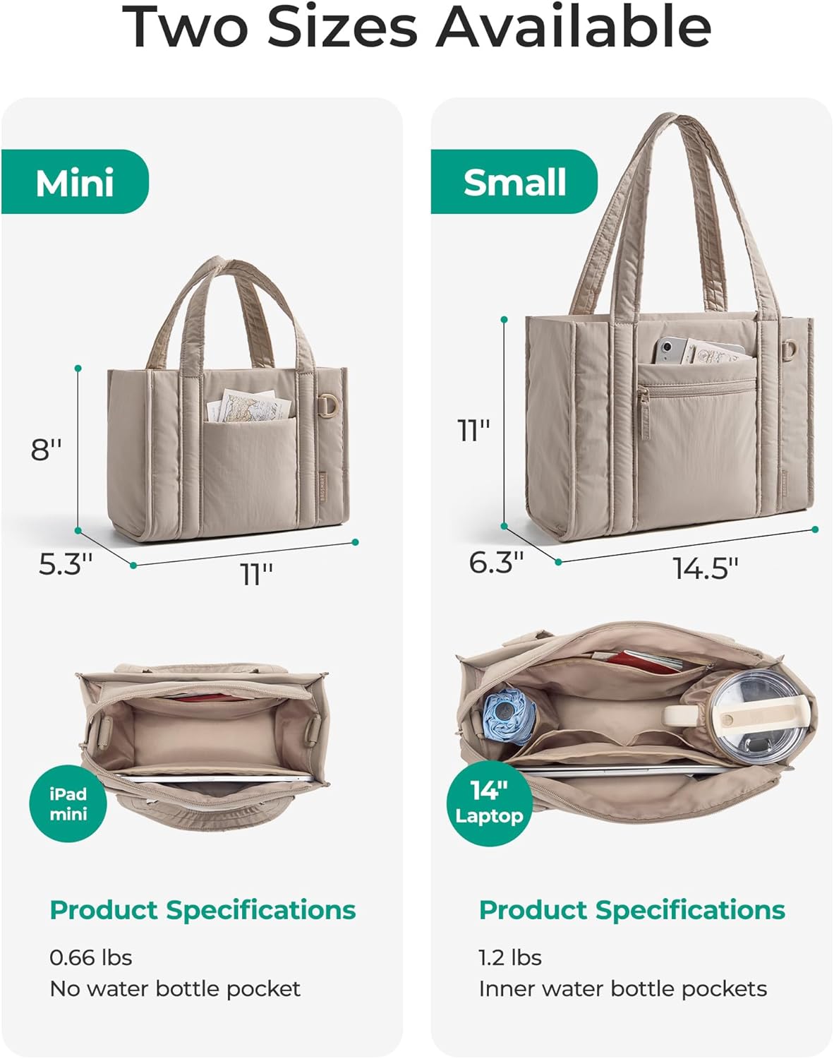 BAGSMART Small Tote Bag for Women, Crossbody Bag with Zipper, Crush Bow Purses for Travel Work College