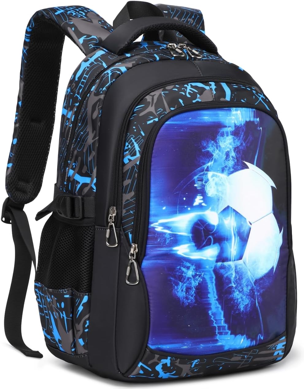 Boys Backpack for Elementary Kids Bookbag Middle School Bags Heavy Duty Soccer Laptop Durable