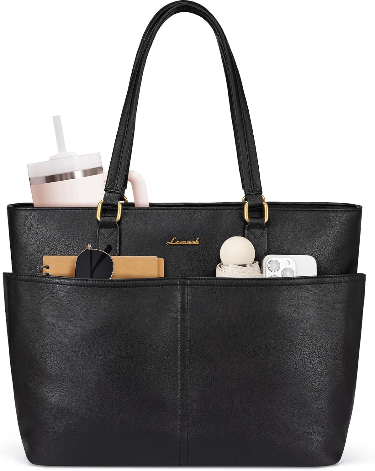 LOVEVOOK Laptop Tote Bag for Women, 15.6 inch Laptop Work Bags for Teacher/Nurse Large Computer Bag for Office