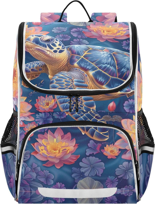 Sea Turtle Cute Backpack For Girls Kids Backpack Boys Teen School Bag Bookbag Travel Daypacks