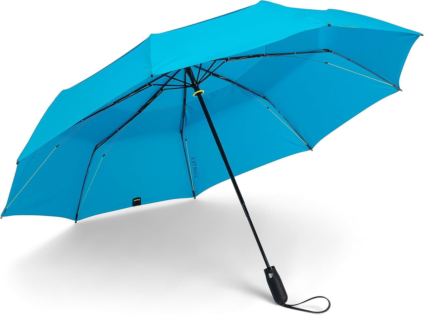 ShedRain Vortex Automatic Compact Folding Windproof Travel Umbrella – Rain & Windproof Vented Double Canopy – Protect from Rain, Sun & Wind - Wind Tunnel Tested to 75 mph
