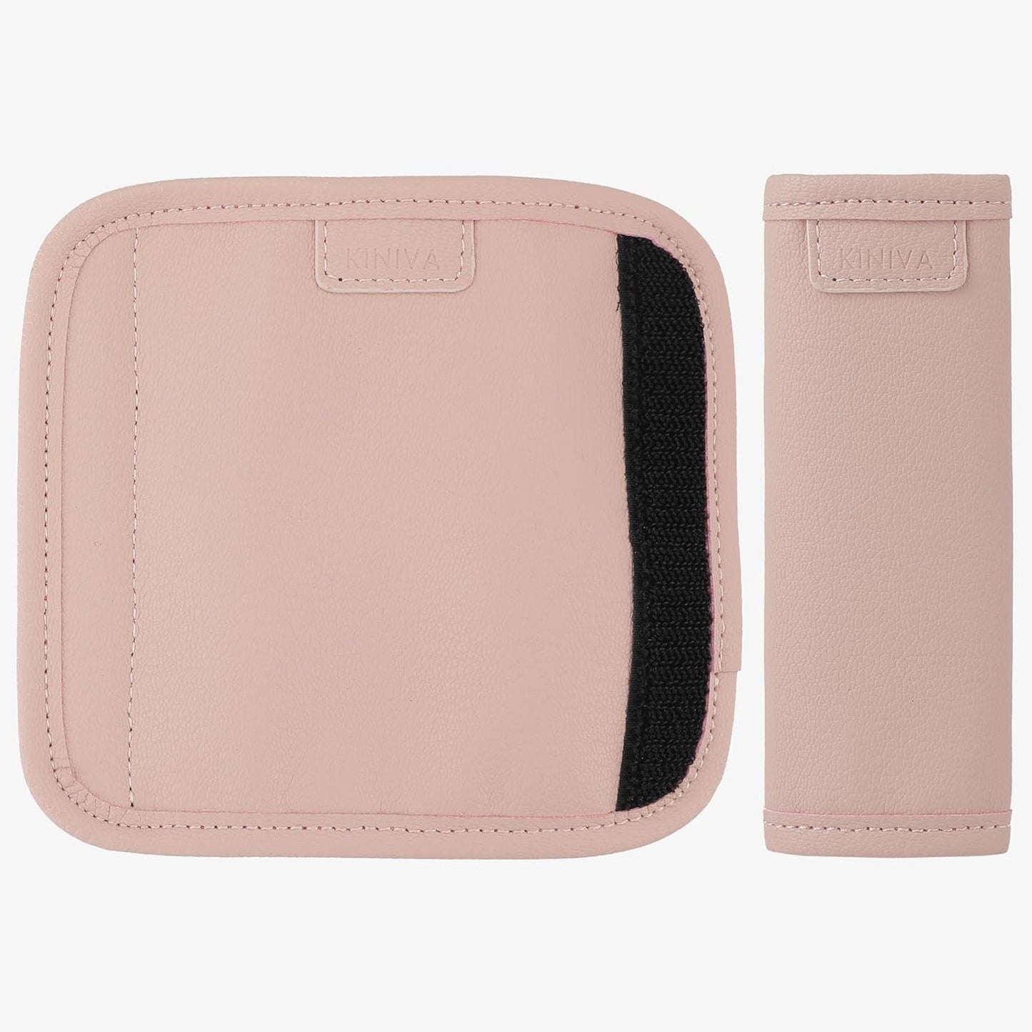 KINIVA Leather Luggage Handle Wrap 2 Pack Set,Luggage Identifiers Tags Markers for Luggage Suitcase,Travel Accessories