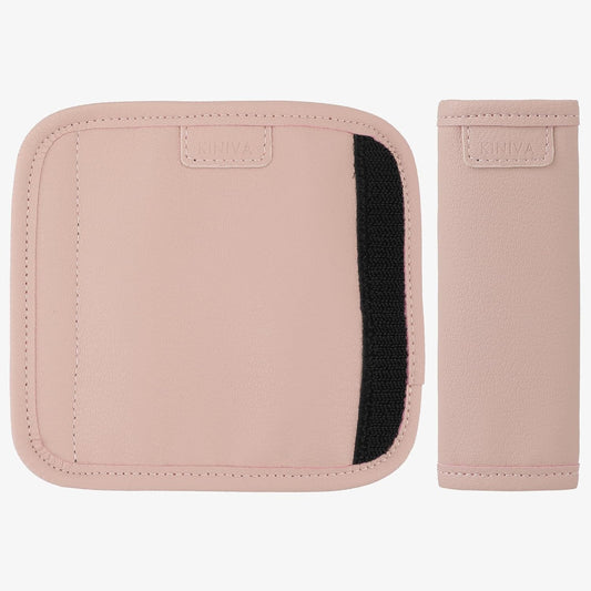 KINIVA Leather Luggage Handle Wrap 2 Pack Set,Luggage Identifiers Tags Markers for Luggage Suitcase,Travel Accessories
