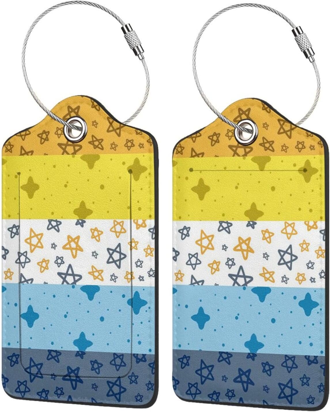 Fun Luggage Tags for Suitcases Leather Name Tag for Luggage Cute Travel Baggage Tags for Carnival