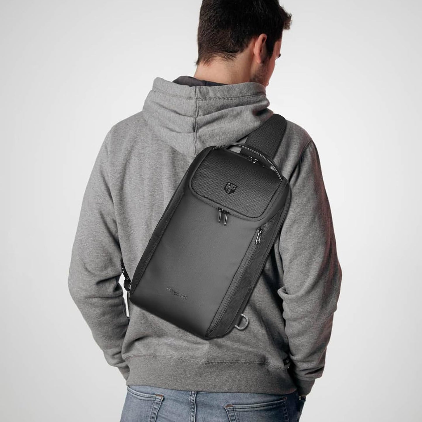 7L Sling Bag Crossbody Backpack Compact EDC Daypack for Men Minimalist Chest Shoulder bag 14" MacBook Pro M4, 13" MacBook Air/Pro