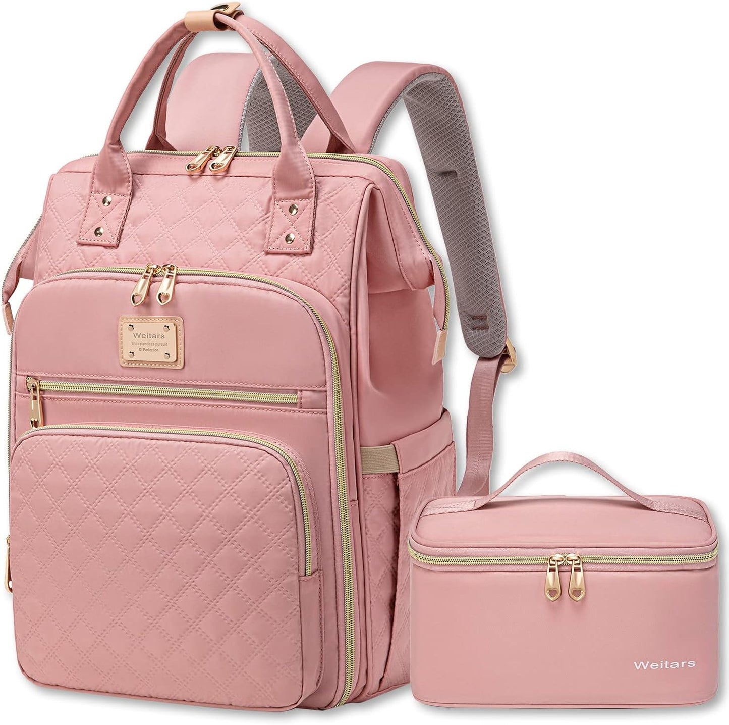 Weitars Lunch Backpack For Women,15.6 Inch Laptop Backpacks For Womens Back pack, Travel