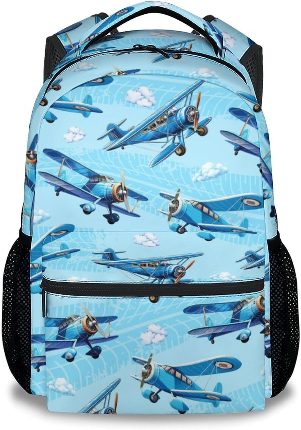 Kindergarten Backpack for Boys - Airplane Backpacks for Kids - Durable Toddler Bookbag - Plane School Bag for Kindergarten/Preschool/Elementary(17 Inch)