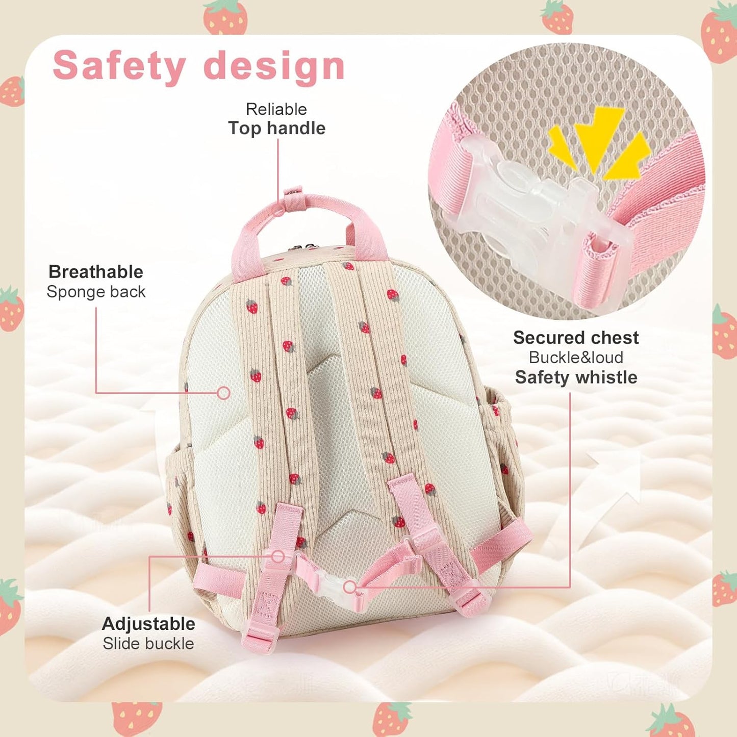 Bluboon Kids Backpack for Girls Boys 4-8 Cute 15" School Backpacks Preschool Kindergarten Bookbags Daycare Travel
