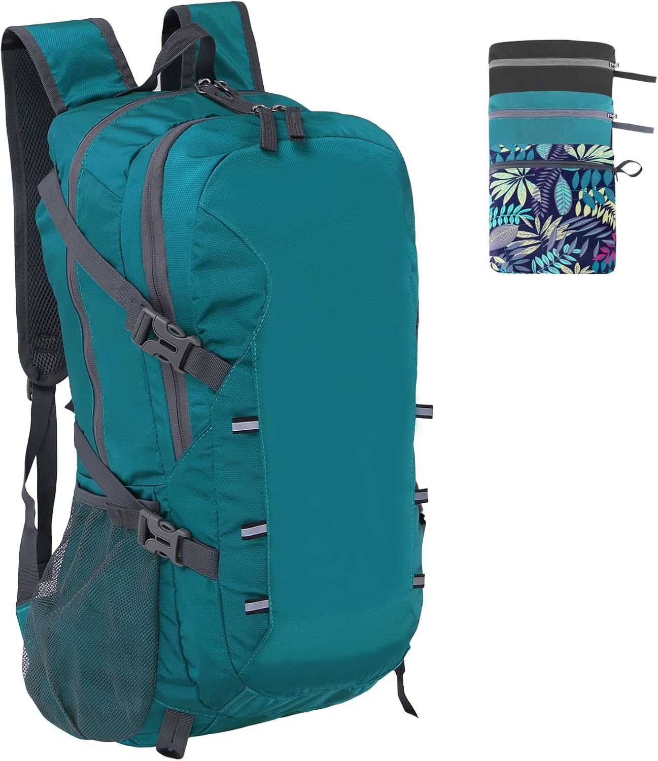 40L Hiking Backpack, Lightweight Foldable Hiking Daypack with Wet Pocket, Waterproof Travel Camping Bag for Men Women