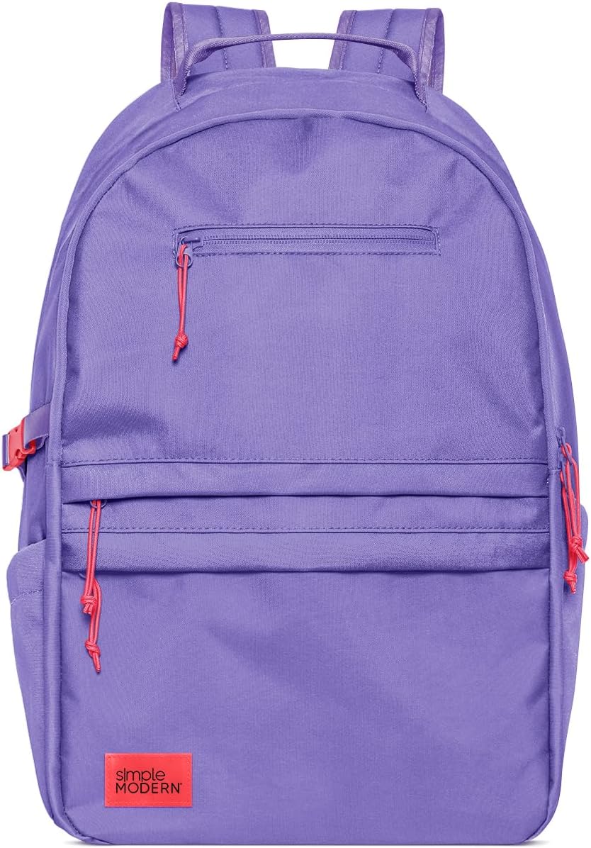 Simple Modern Ellis Backpack for School | Elementary Middle and High School Bookbag for Kids and Teens | Girls and Boys | Purple Rain