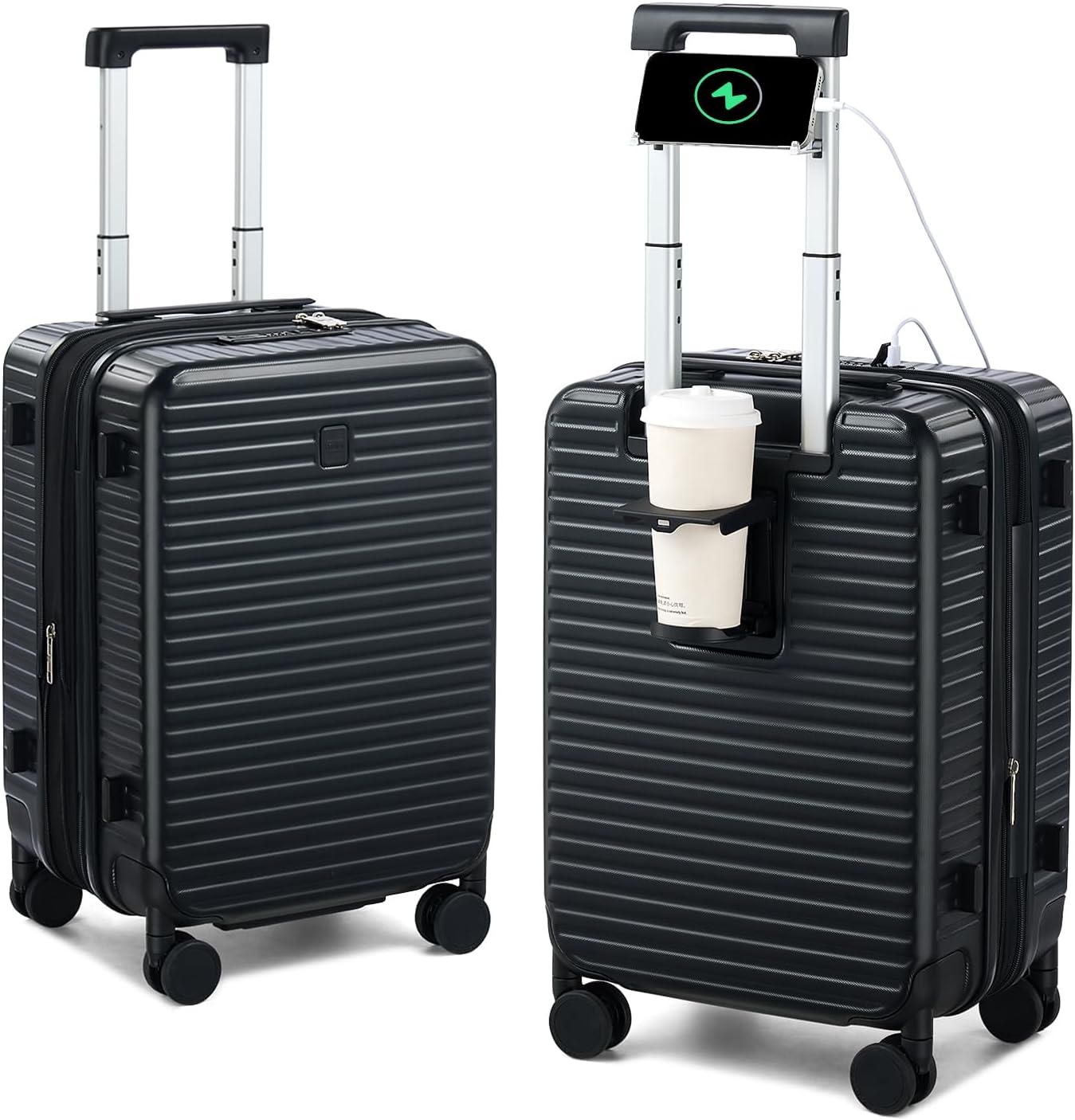 Hard Shell Suitcases Airline Approved 20 Inch Carry on Luggage with Wheels, Expandable Travel
