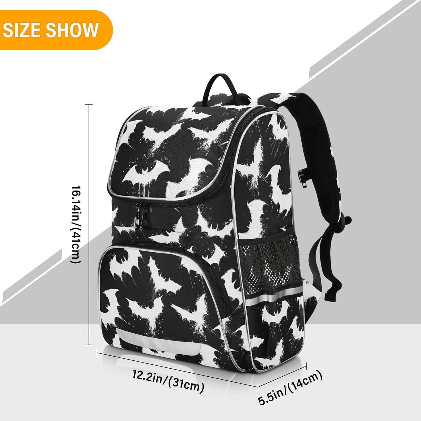 Bat Gothic Cute Backpack For Girls Kids Backpack Boys Teen School Bag Bookbag Travel Daypacks