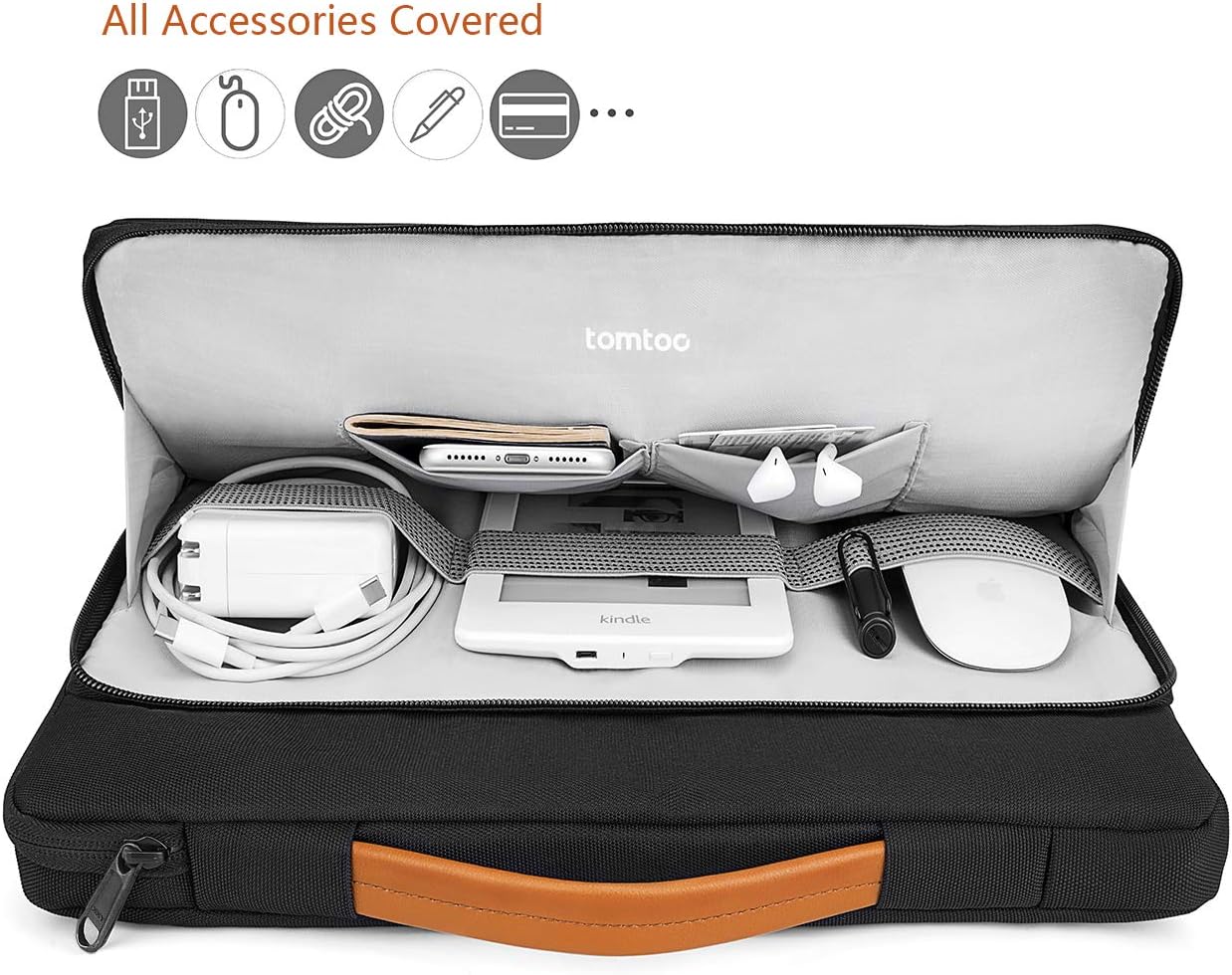 tomtoc 360° Protective Laptop Sleeve for 13.5-14.4 Inch Surface Laptop 6/5/Studio 2/1, Surface
