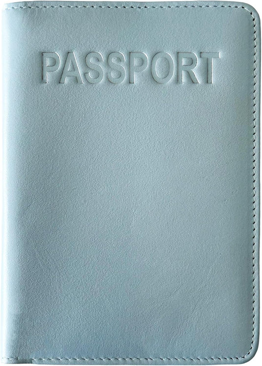 Chambray Basic Genuine Leather RFID Passport Cover