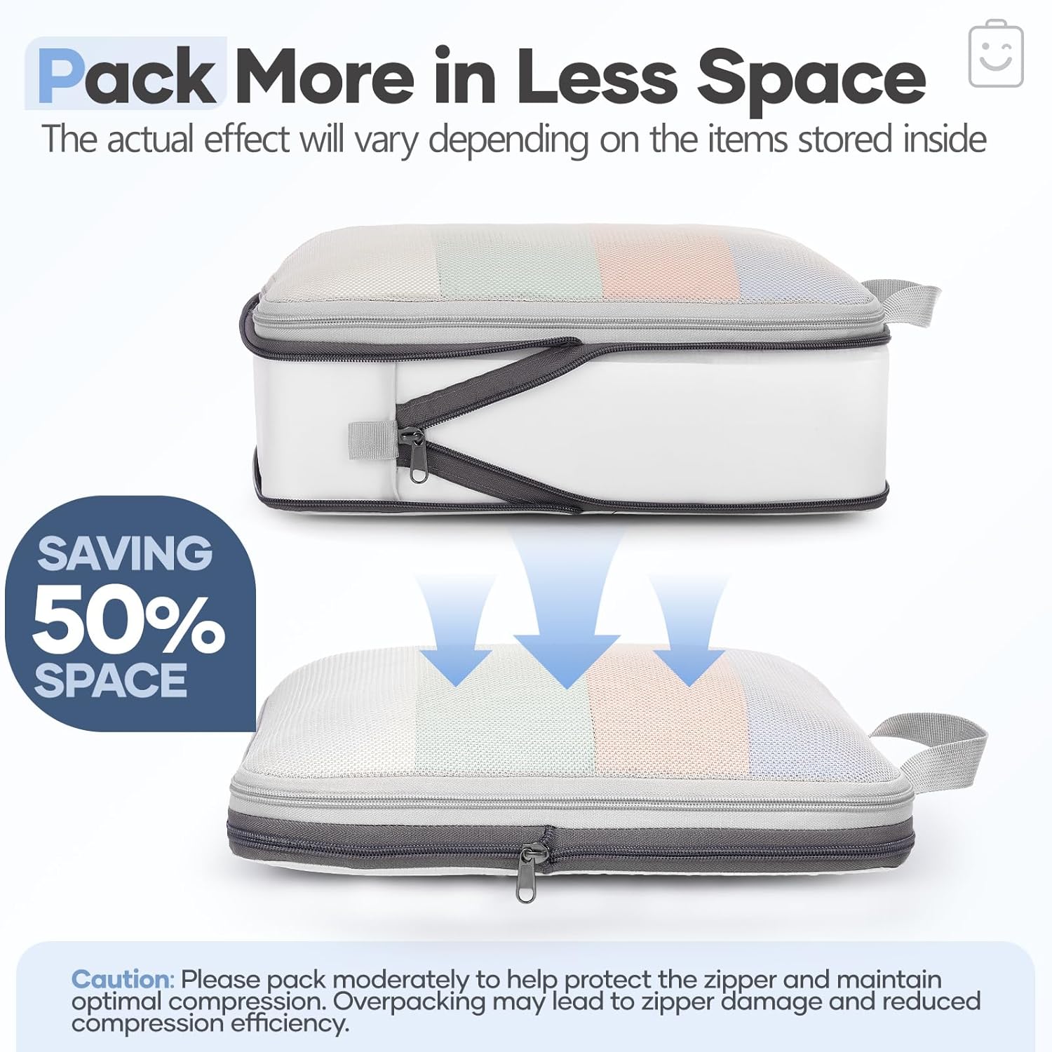 Veken 11 Set Compression Packing Cubes for Travel Essentials,Compressible Expandable Large Luggage