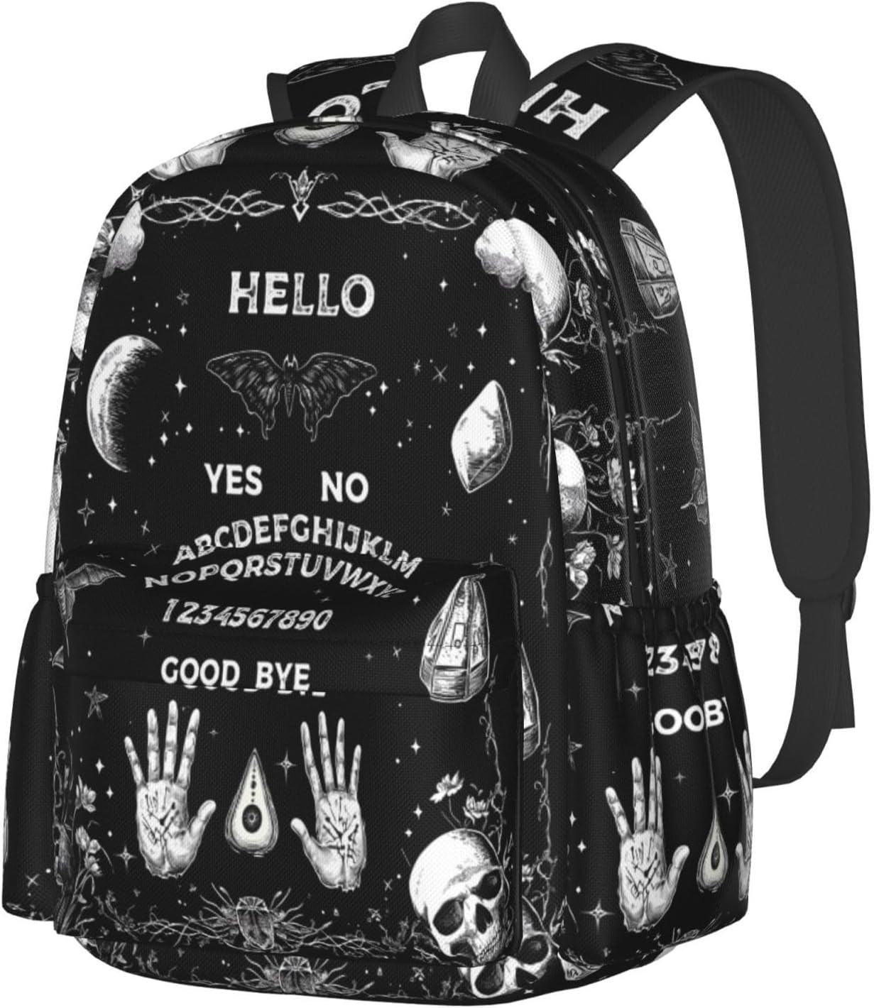 Skull Magic Backpack School Bag Lightweight Bookbag Laptop Travel Daypack For Kids Girls Boys Teens