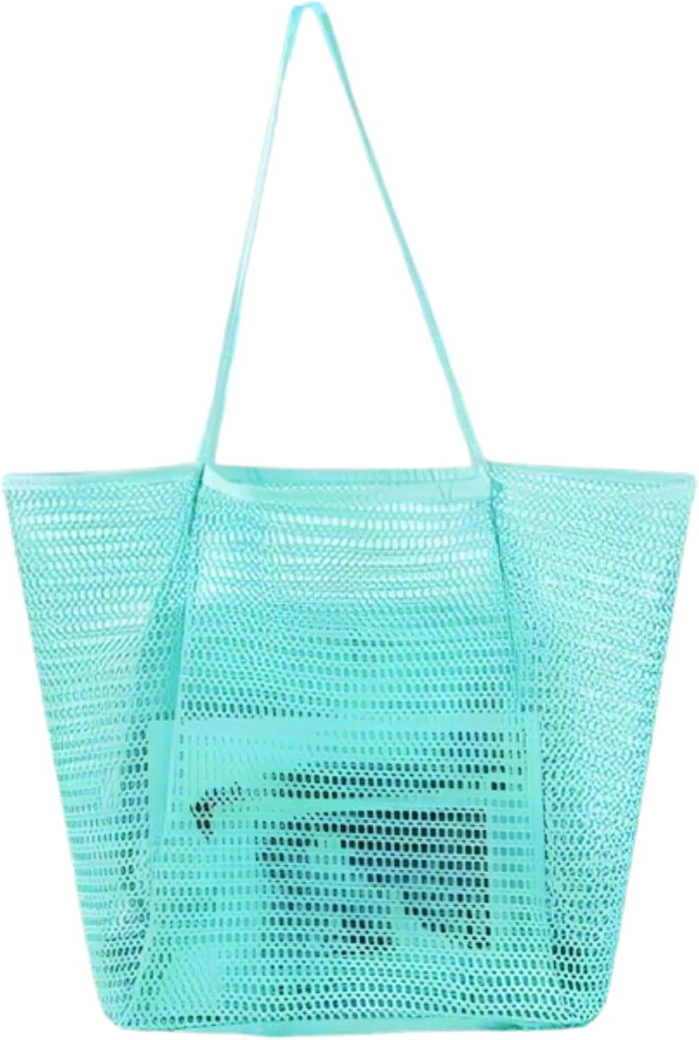 Sohum Living Lightweight Foldable Mesh Tote Bag for Beach & Travel – Large Sandproof Quick-Dry Bag with Durable Handles