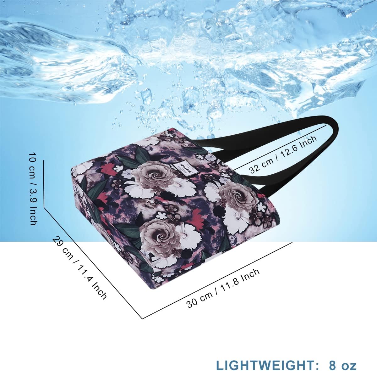 Tote Bag with Zipper for Women Inside Mesh Pocket Heavy Duty Casual Anti-water Cloth Travel Shoulder Handbag