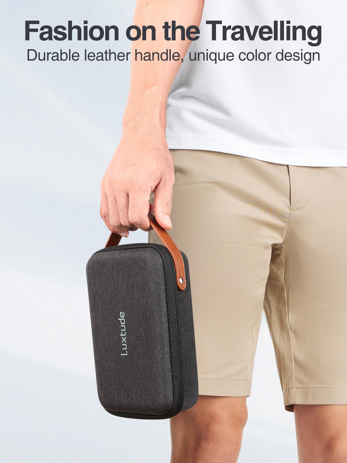 Luxtude Tech Organizer Travel Case, Portable Electronics Organizer