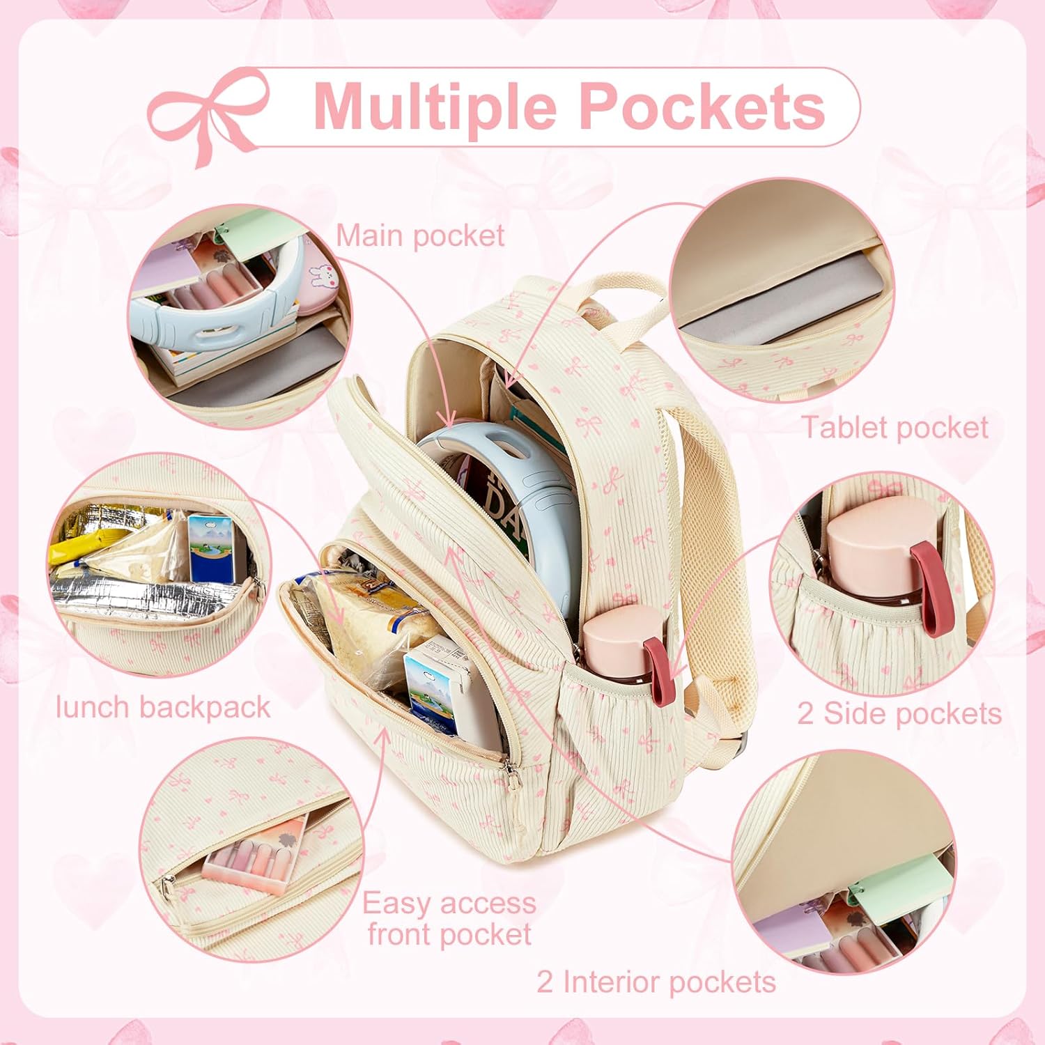 CAMTOP Preschool Backpack for Kids Boys Girls Toddler Backpack Kindergarten School Bookbags for Age