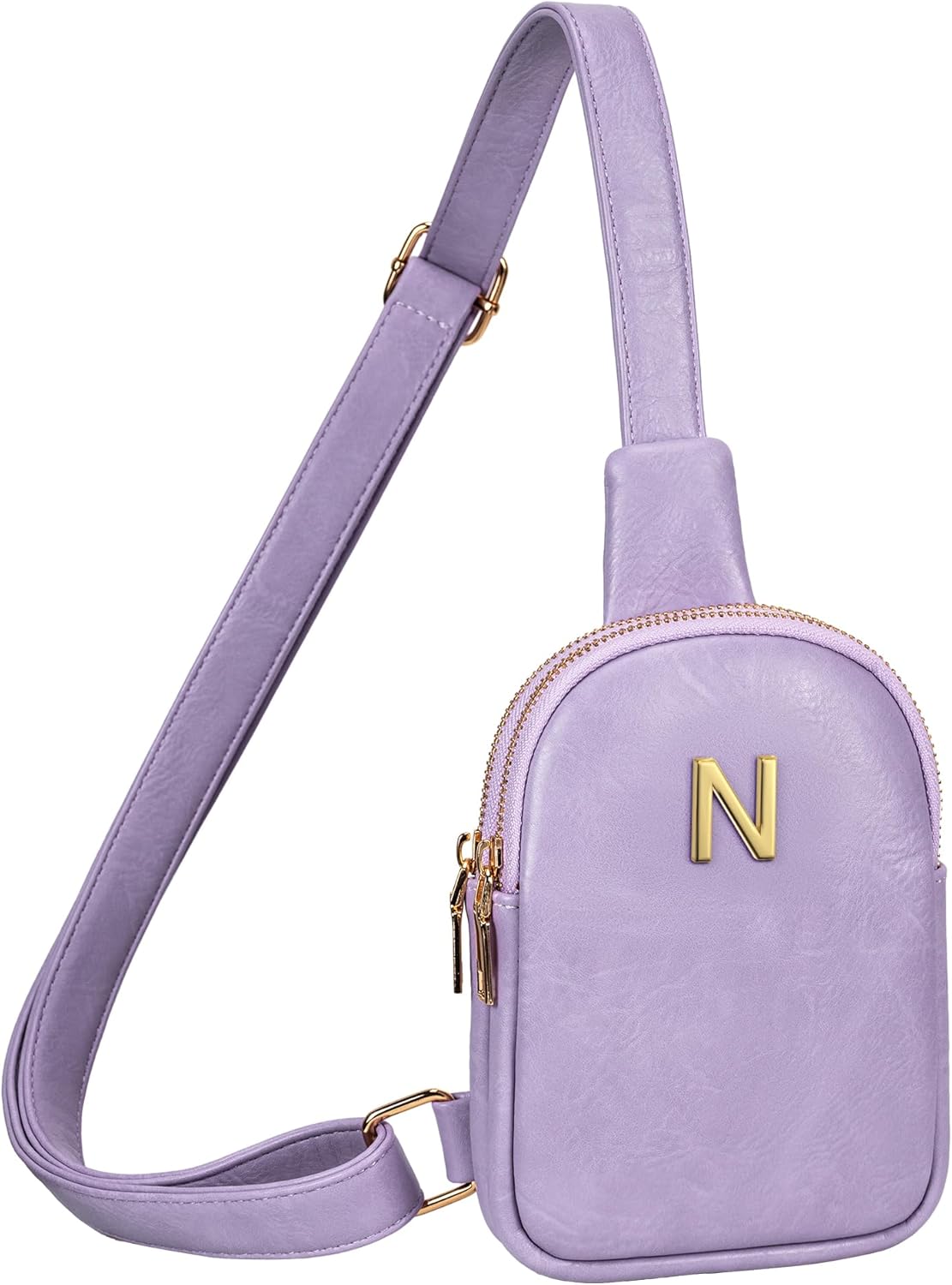 Gifts for 6 7 8 9 10 11 12 13 14 15 16 Year Old Girls, Initial Cross Body Fanny Pack, Cute Sling