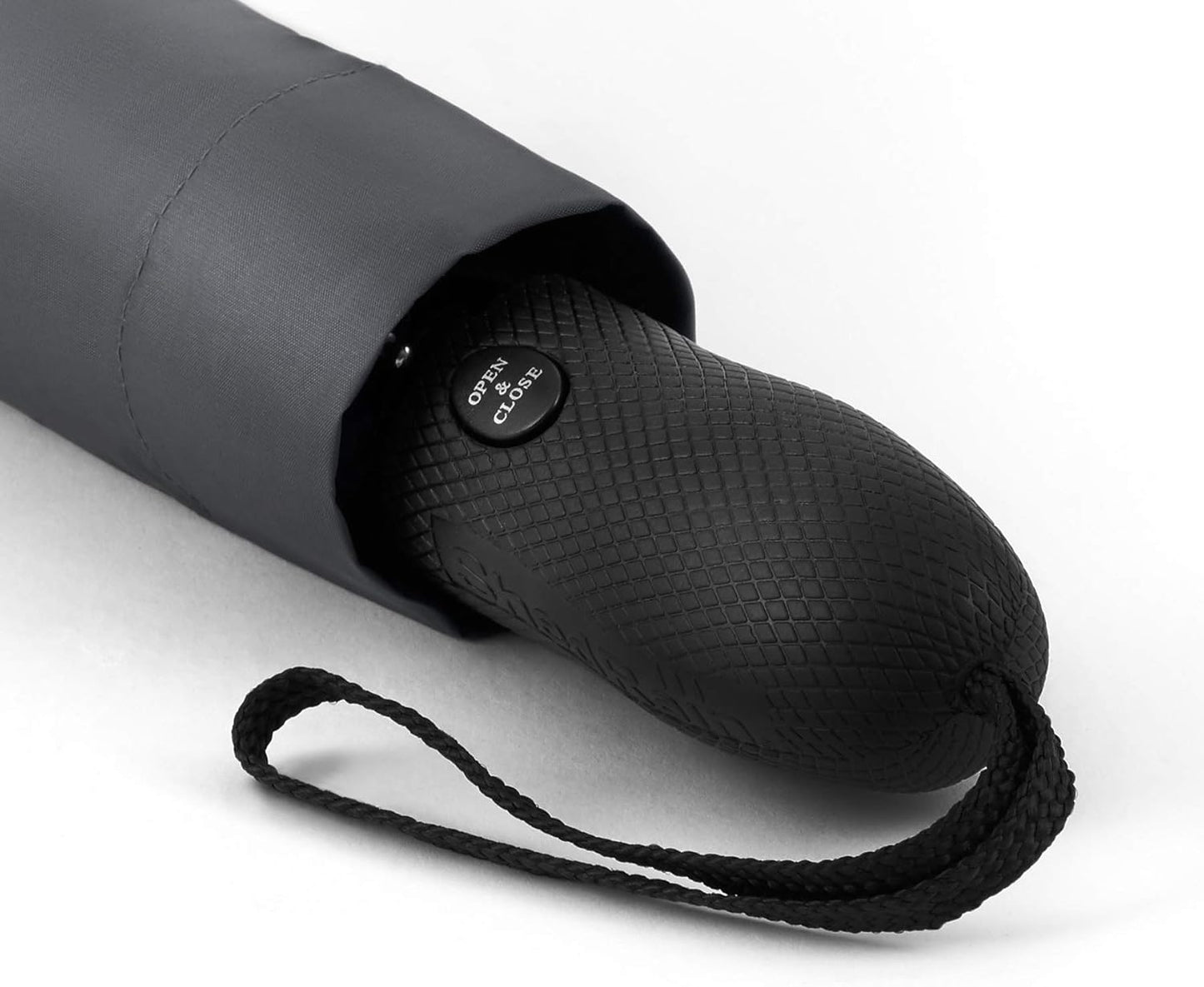 ShedRain Windjammer Automatic Vented Compact Folding Travel Umbrella - Charcoal, Rain, Wind