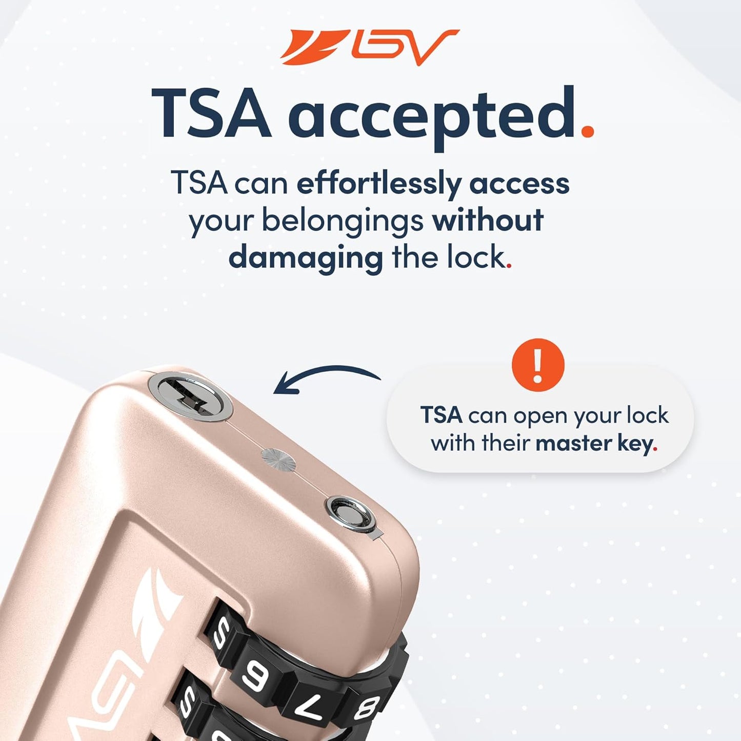 TSA Accepted Luggage Travel Lock, Set-Your-Own Combination Lock for School Gym Locker, Luggage Suitcase Baggage Locks, Filing Cabinets, Toolbox, Case (Titanium, 2 Pack)