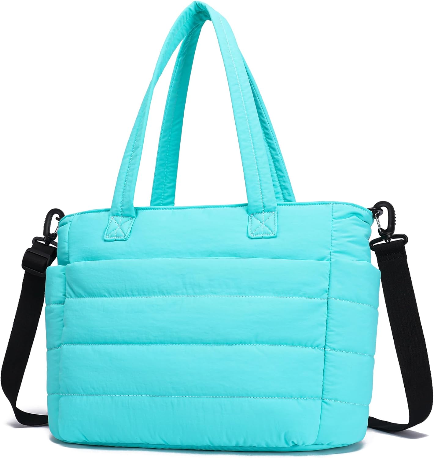 AOCINA Puffy Tote Bag for Women Quilted Work Bag Nurse Bags Women's Handbags for Travel